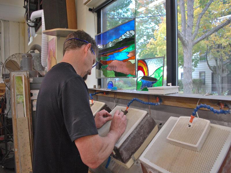 Despite decline in industry, local stained glass artist finds success