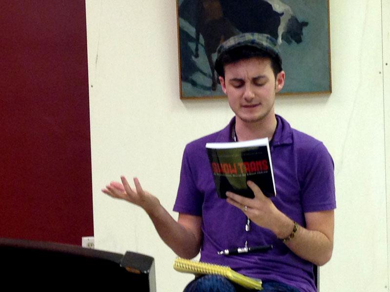 Author Elliott DeLine reads from his new book, Show Trans, Oct. 15 at Buffalo Street Books in downtown Ithaca. 