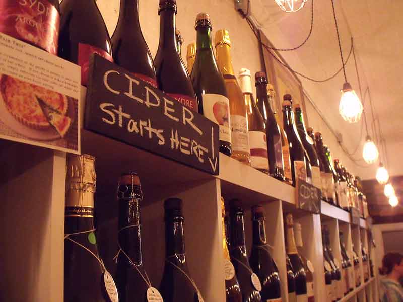 Cellar d'Or showcases its hard cider varieties at "Cider Week FLX." 