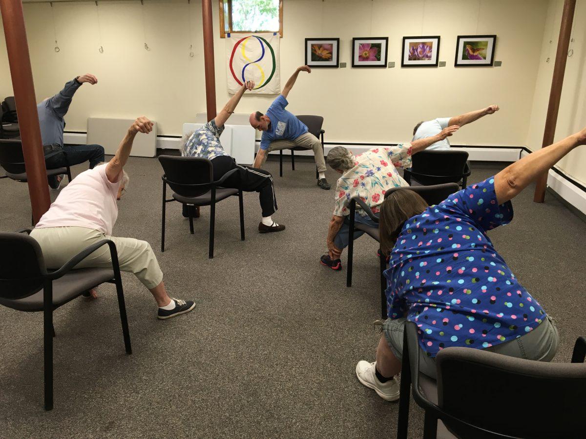 Led by John Burger, the class promotes general well-being and community. Tai chi is beneficial to older adults because it increases spatial awareness and contributes to fall prevention.
Photo By: Sydney OShaughnessy 