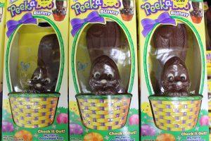 Easter bunnies in baskets, Walmart (Isabella Grullón)