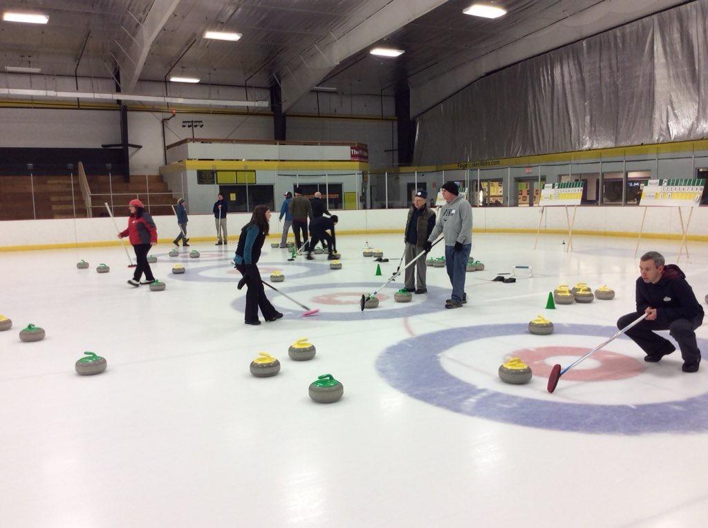 Photo of teams curling