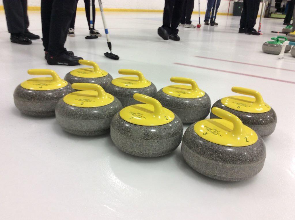 Photo of curling stones