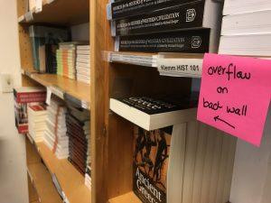The bookstore has an entire room to house all of the unsold books from the Off The Hill program. Courtesy of Devon Bedoya