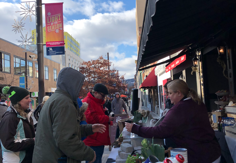 Image of vendor selling items at Chowder Fest