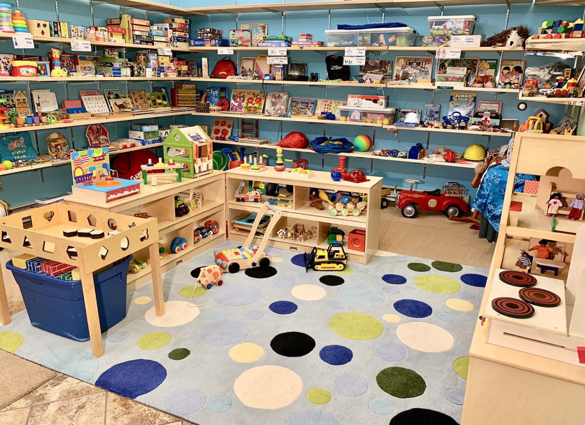 The Finger Lakes Toy Library, located on W. Clinton Street, Ithaca NY, holds over a thousand toys.
(Kelly Suave / Finger Lakes Toy Library)
