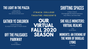 IC Theater Arts Fall 2020 Season consists of six shows, Gather Ye Children being the second of the season