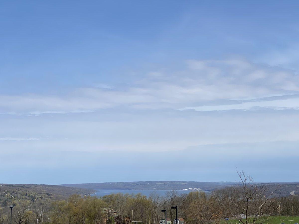 Cayuga Lake as seen from Ithaca College