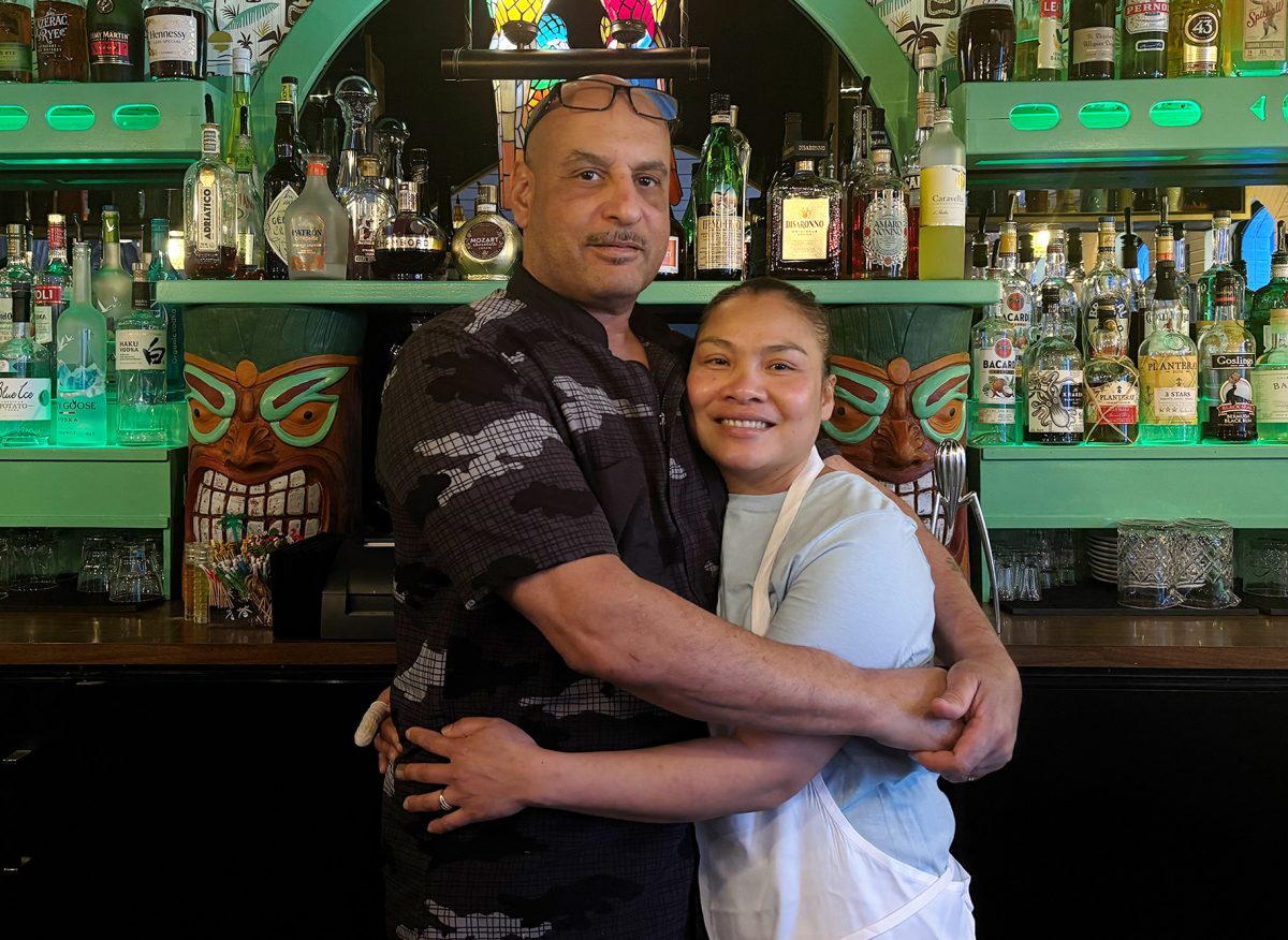 From left, Shayne and Mix Johnson, owners of Modern Ohana.